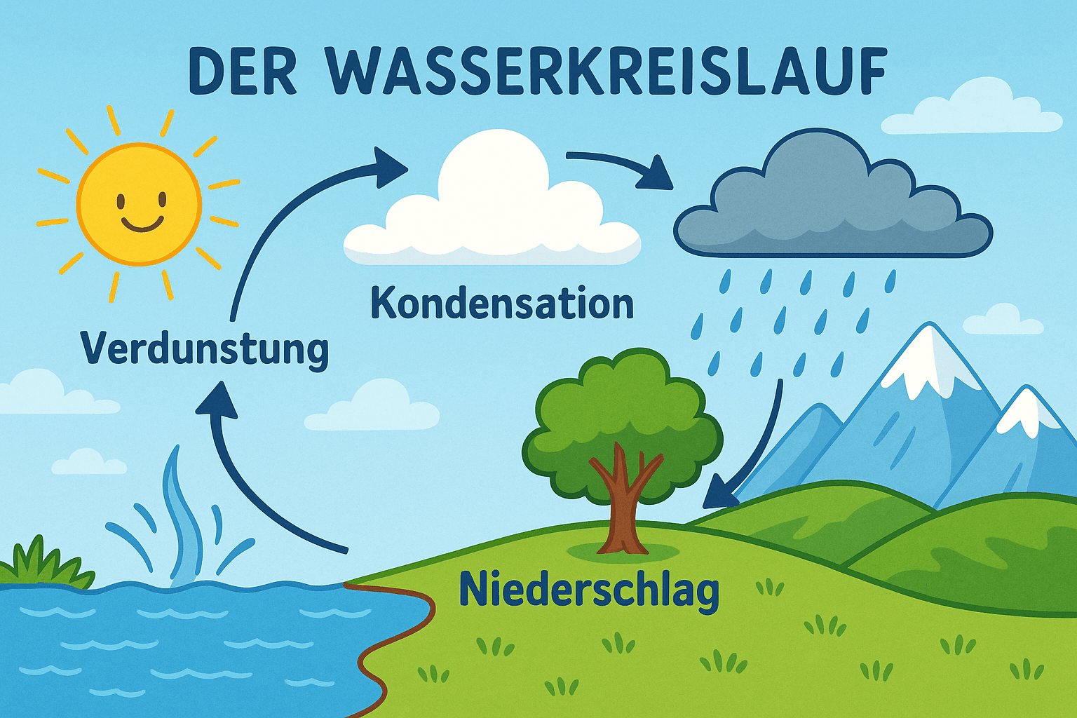 Warum ist es so heiß? Klima, Wetter und der Wasserkreislauf